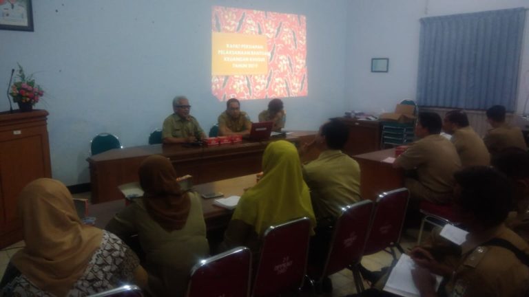 Rapat Persiapan Penerimaan Dana BKK Tahun Anggaran 2019